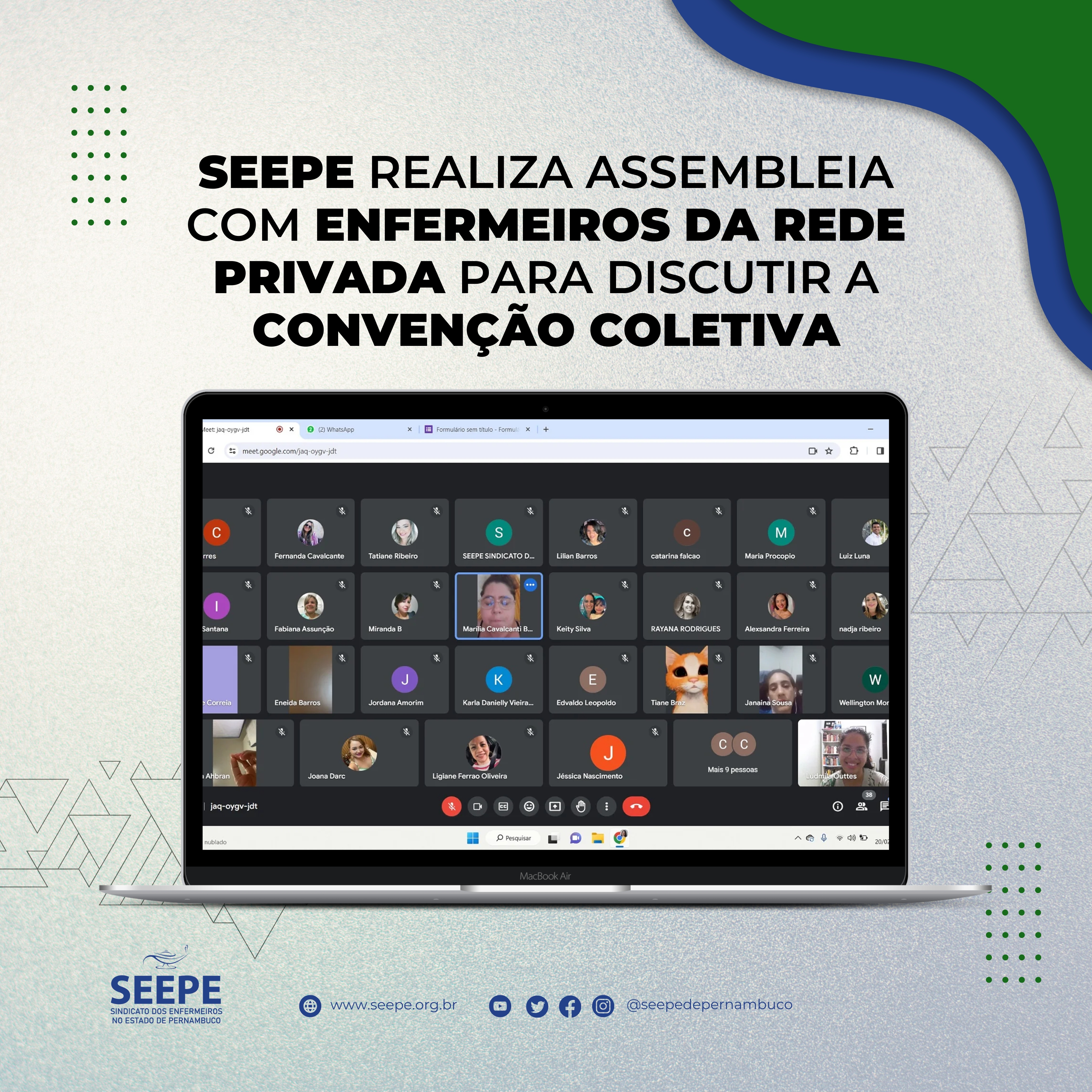 Seepe realiza Assembleia com Enfermeiros da Rede Privada para discutir a convenção coletiva